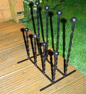 metal boot rack family 4 pair Boot holders UK