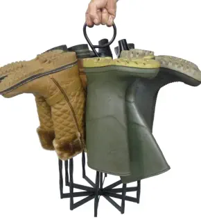 Carousel boot rack with handle 5 pair